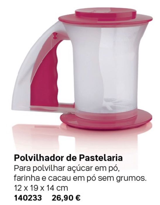 Polvilhador Tupperware