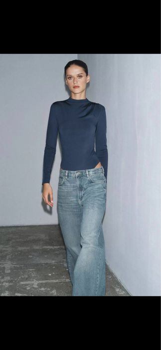 Боді зі зборками zara