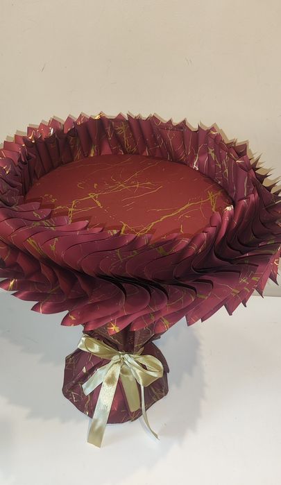 Bazy do bukietów do samodzielnego wypełnienia 25 cm marmurek , dzień nauczyciela