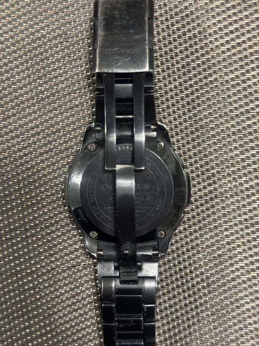 Часы Casio Oceanus OCW-M700 Analog Tough Solar Wave Captor Black Watch