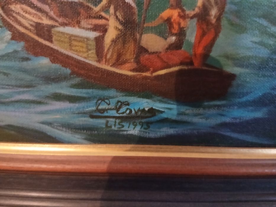 Quadro em tela gigante.