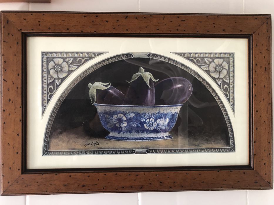 Quadros com moldura em carvalho