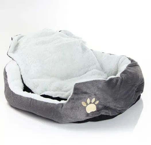 Legowisko Dla Małego Psa Kota Pluszowe Poduszka Miękkie Wodoodporne 60