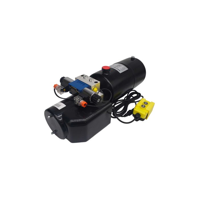 ZASILACZ AGREGAT Hydr. 24V 2,2KW 2,5cm3 8L Jedna Sekcja + Pilot [4092]
