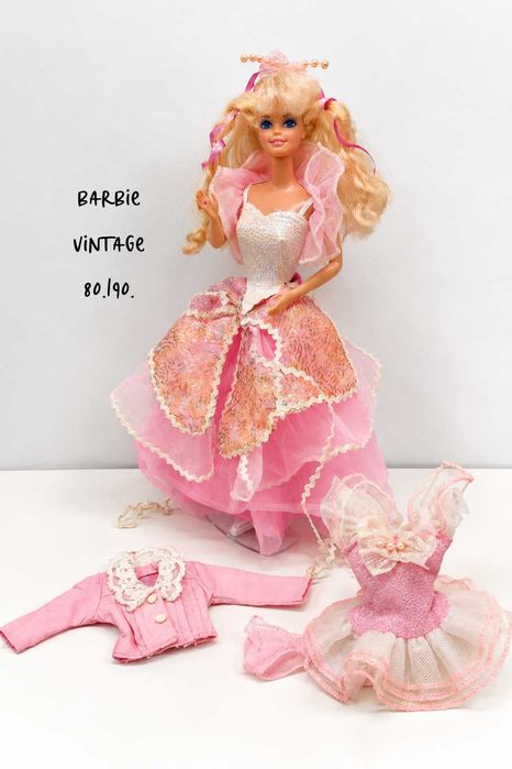 Barbie Mattel vintage lata 80. lalka + ubranka