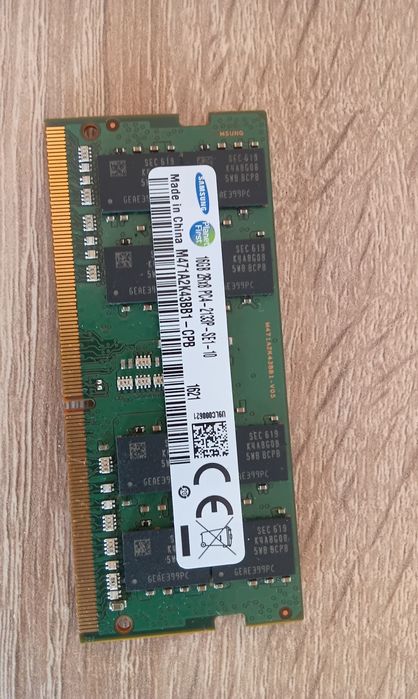 Pamięć RAM Samsung 16GB DDR4 używana