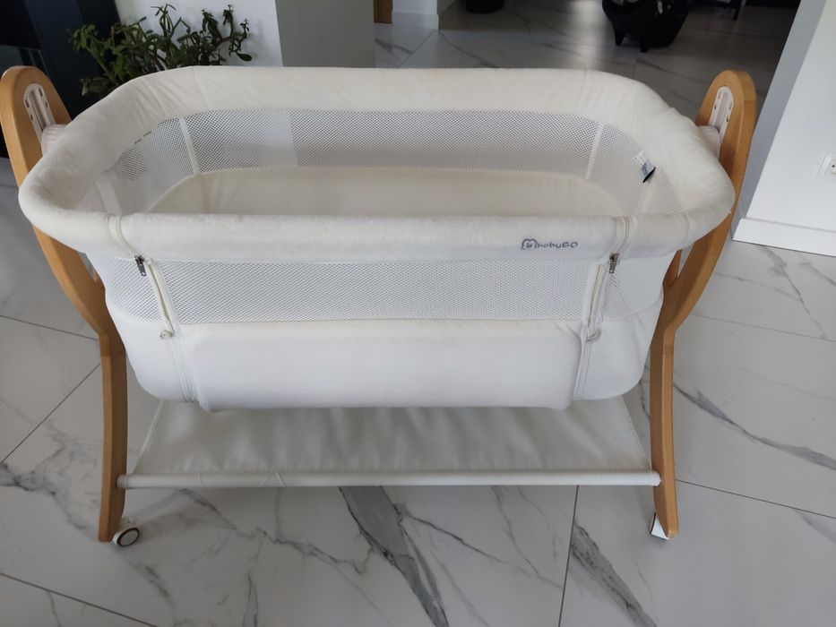 Łóżeczko dostawką kołyska babyGo Amelia