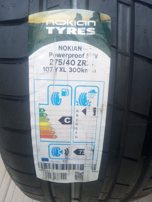 Opony letnie 275/40R21 Nokian Powerproof SUV Nowe