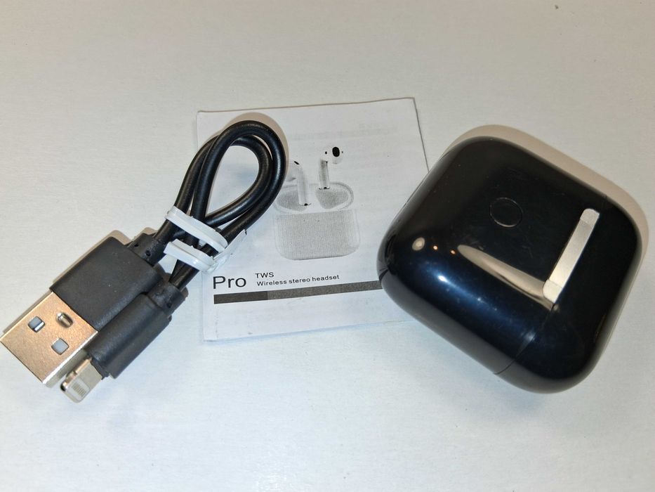N254 Słuchawki Bezprzewodowe TWS Pro Stereo Headset Czarne Etui