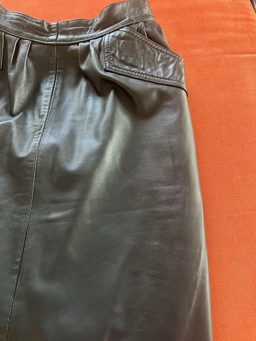 Skórzana spodnica
