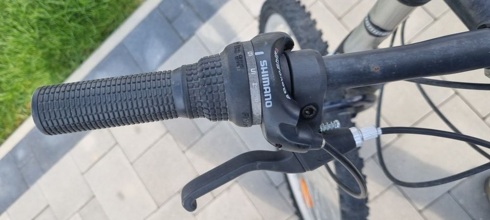 Rower Horizon crazy 26" srebrny z amortyzatorem