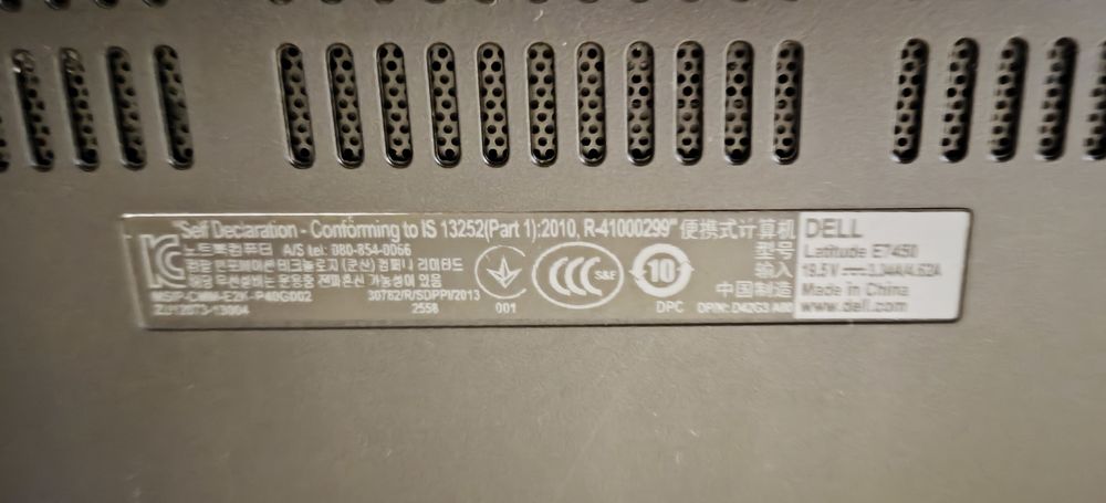 Ноутбук DELL E7450 i7-5600U/16/256 SSD