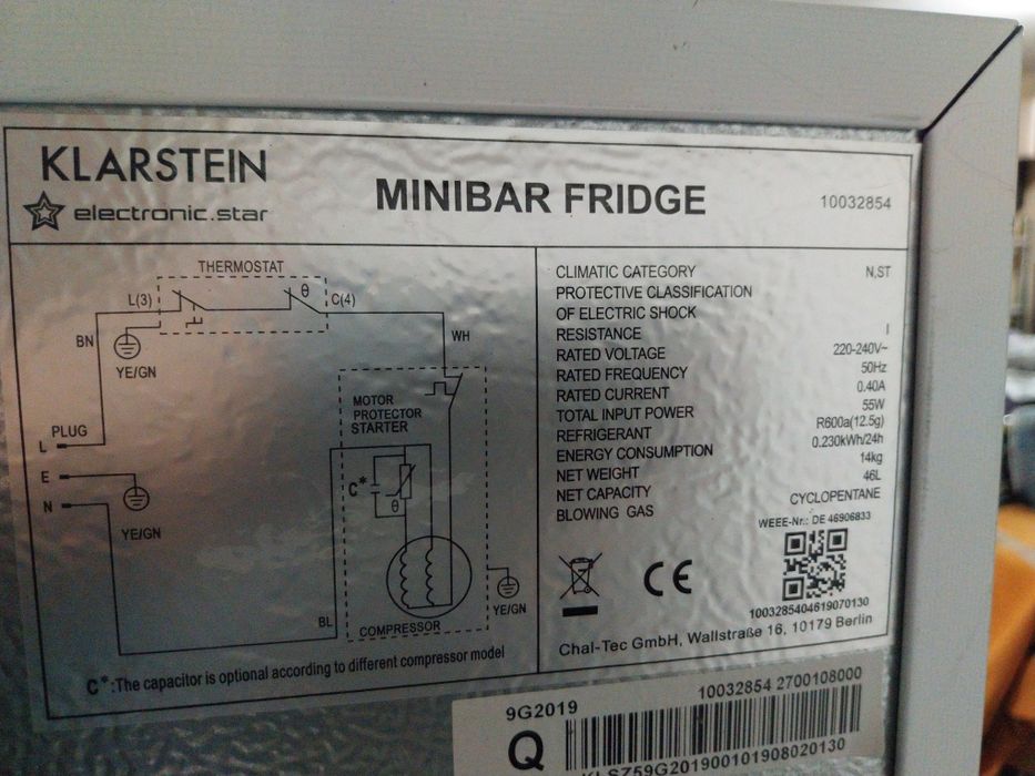 Lodówka  Mini 40 litrów