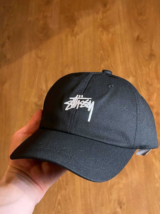 Czarna Czapka z Daszkiem Stüssy Klasyczny Model Basebollówka (Unisex)