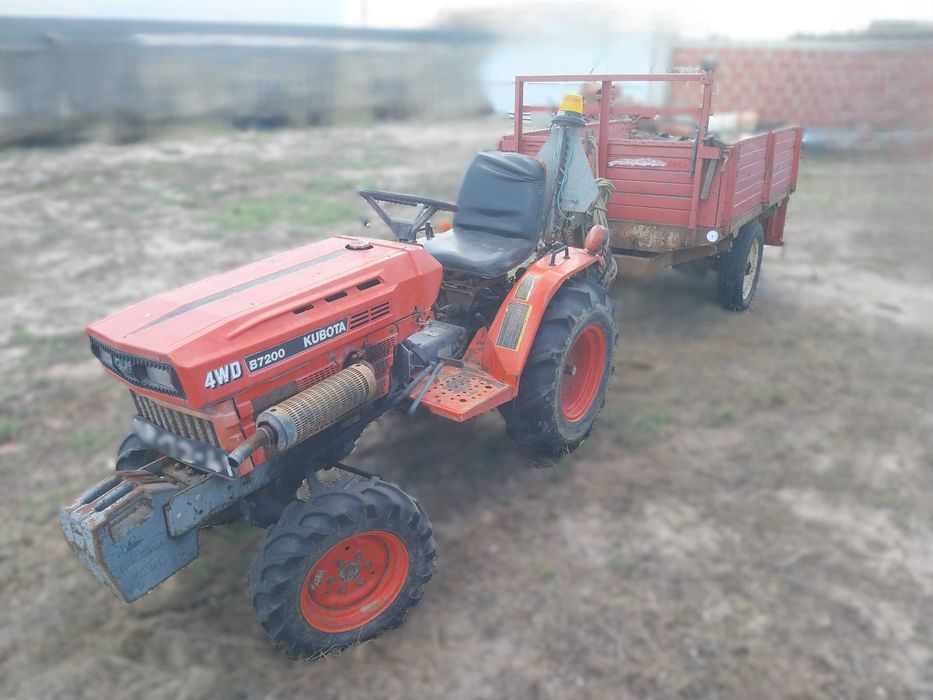 Trator KUBOTA b 7200 matriculado + alfaias