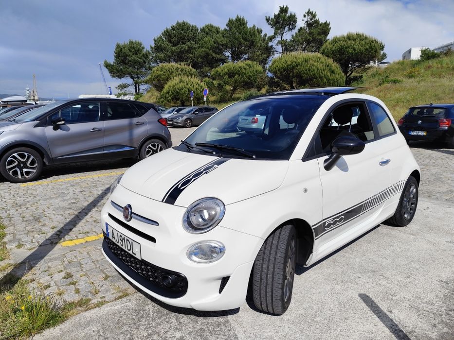 Fiat 500 1.0 Hybrid Sport com teto panorâmico Eletrico