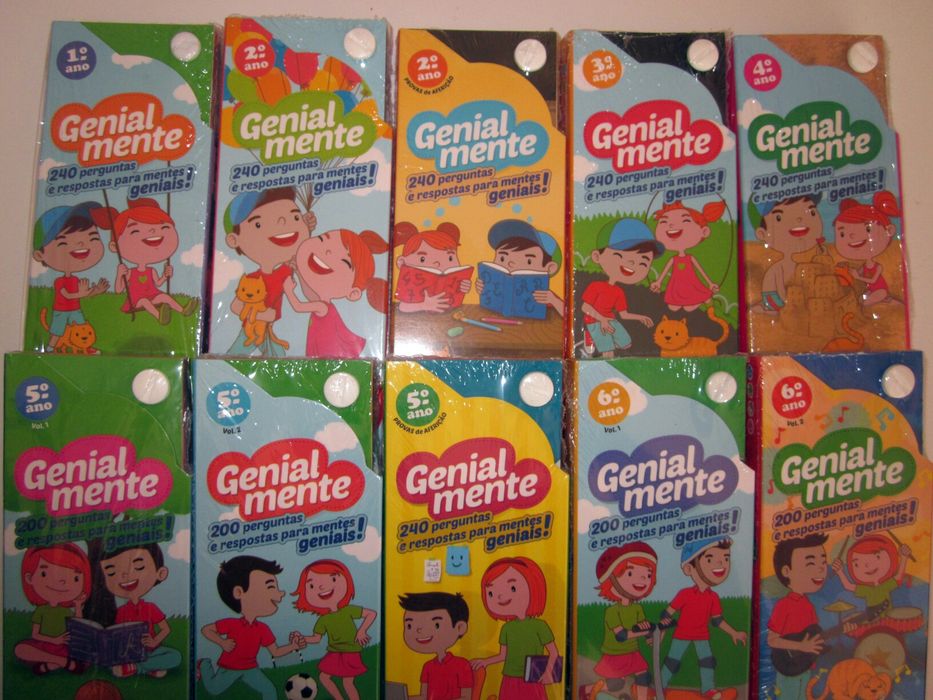 Ideal para CENTRO DE ESTUDO: Genialmente 1º ao 6º ano NOVOS 60% DESC.