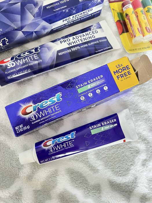 Акція! Зубні пасти Crest та помади Carmex. США.