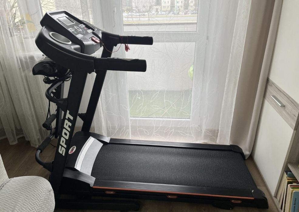 Składana bieżnia elektryczna z masażerem Transport Wniesienie