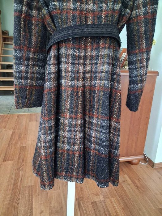 płaszcz damski Boucle Zara 38