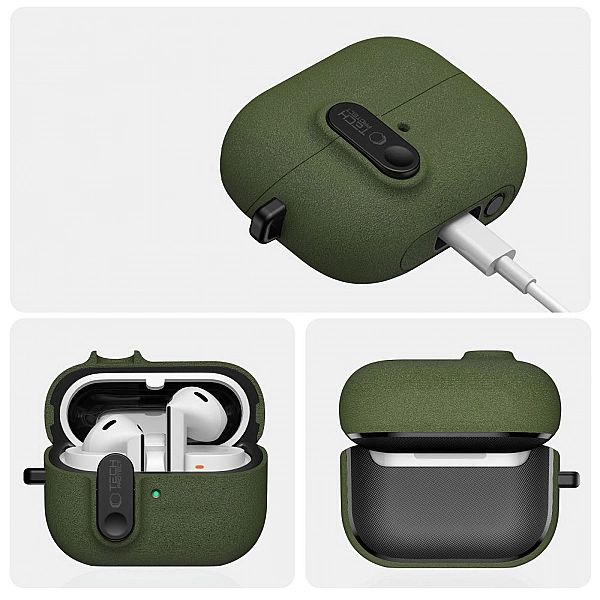 Tech-Protect Slim Hook Samsung Galaxy Buds 3 / 3 Fe / 3 Pro Olive Gree