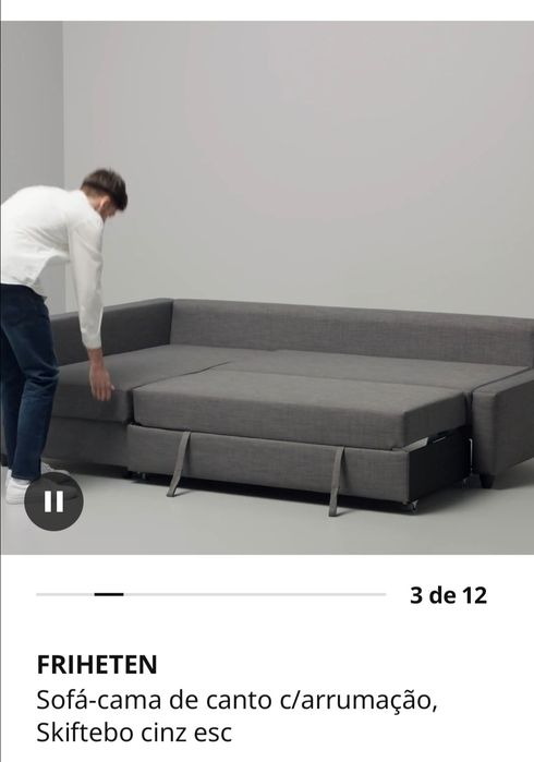 Vendo sofá cama em bom estado.
