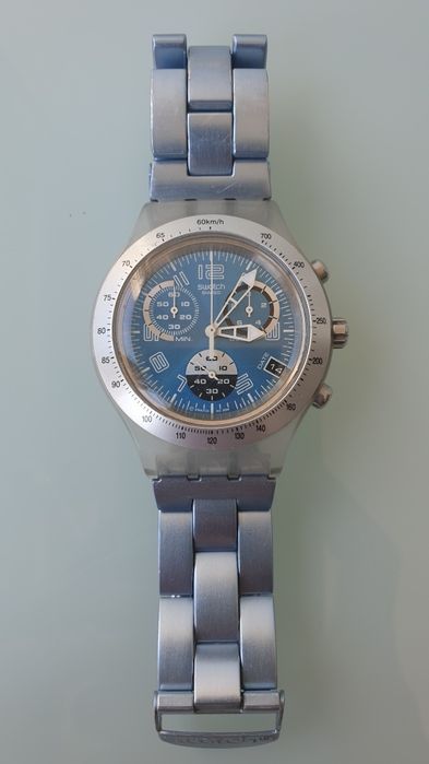 Relógio swatch diaphane cronógrafo