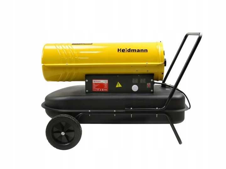Nagrzewnica olejowa z termostatem spalinowa na kołach 25kw 2500W