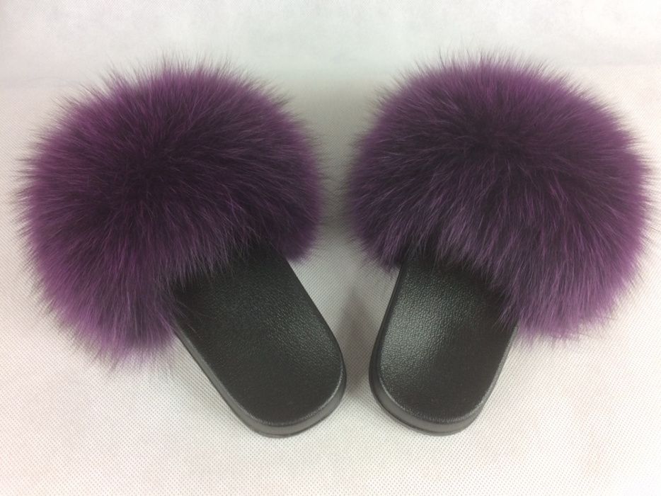 Klapki z futerkiem