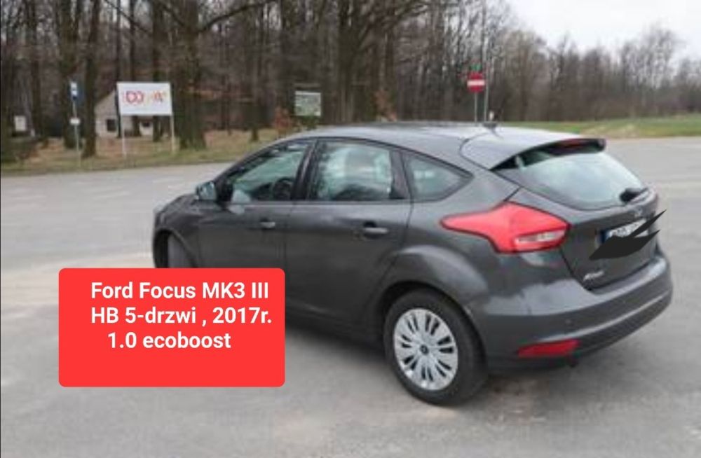 Ford Focus MK3 2017 HB Szyba przód tył części 1.0 EcoBoost SOPOT