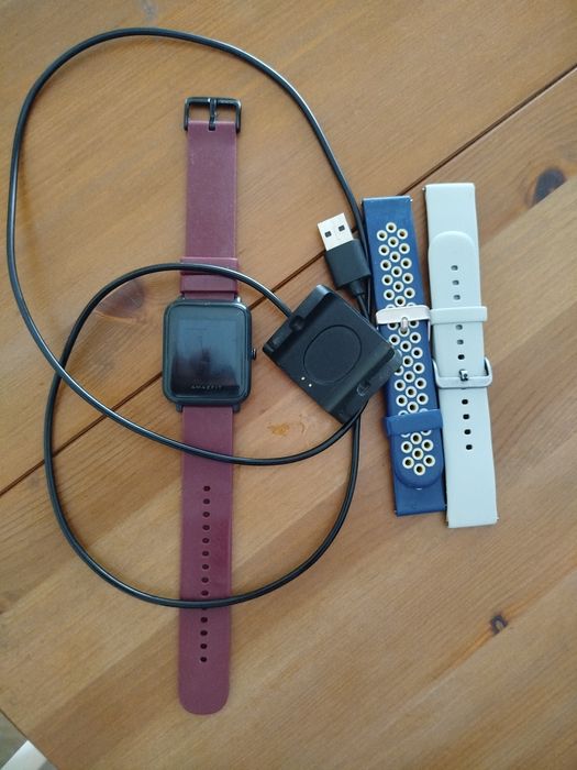 Amazfit Bip S Smartwatch with 4 Bracelets63825518805377120