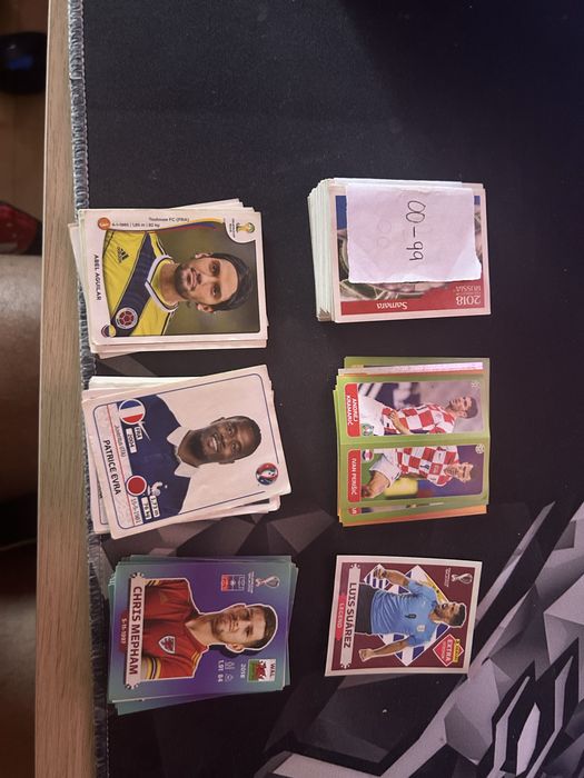 Cromos de Cadernetas da Panini