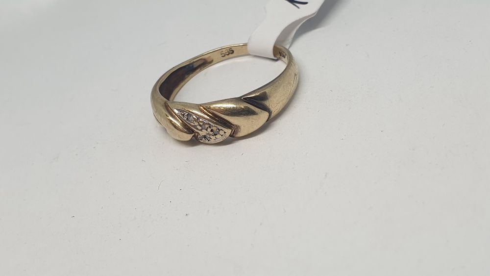 Pierścionek złoty 3,12g 585 r18  komis madej gorlice