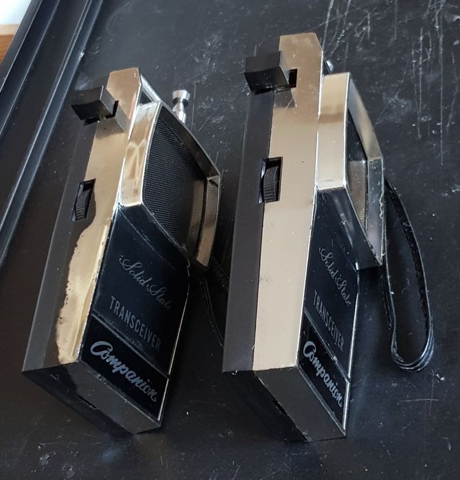 Walkie-Talkies Vintage Solid State Transceiver Companion