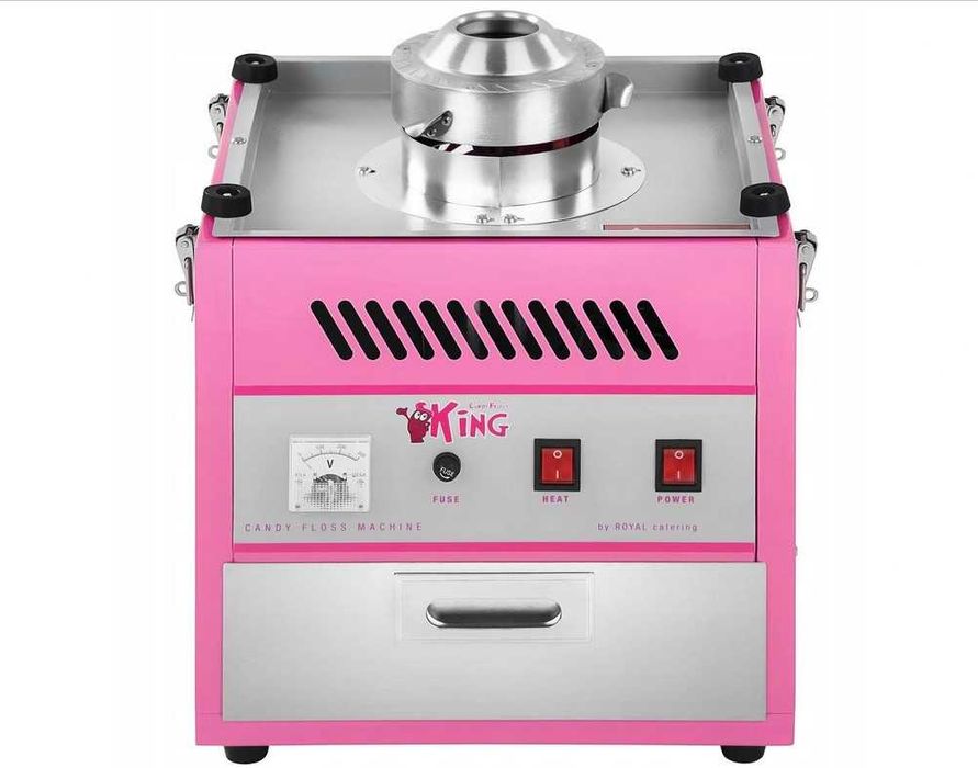 PROFESJONALNA Maszyna do waty cukrowej 52 cm Royal Catering 1200 W