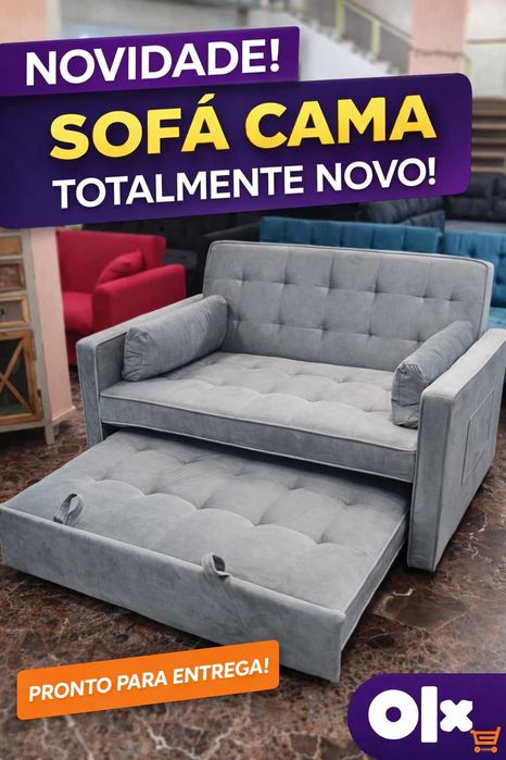LIQUIDAMOS SOFAS CAMA DE CASAL  NOVOS envio gratuito paga na entrega