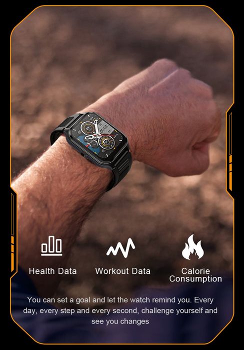 Спортивные смарт часы Colmi Tank