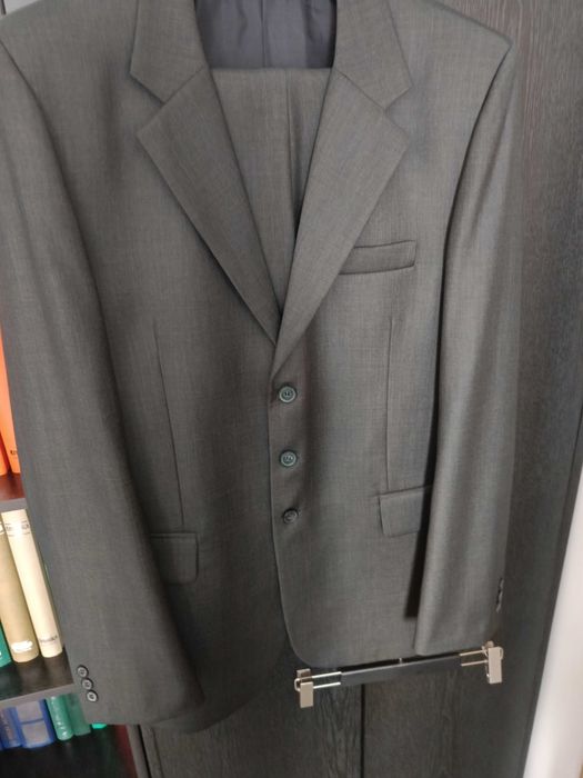 Garnitur męski grafitowy