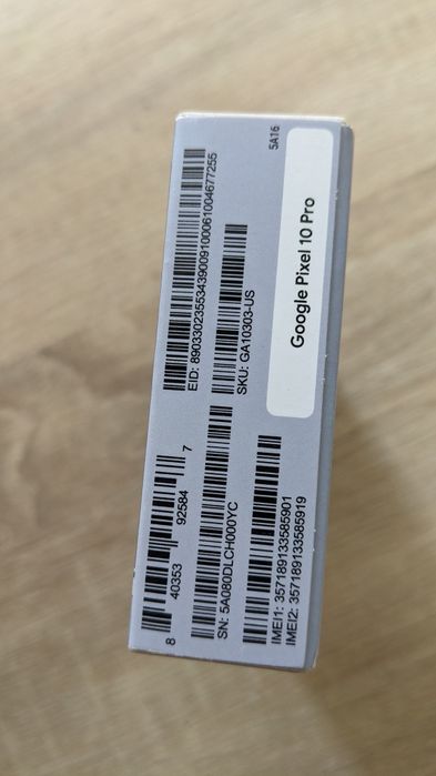 Мобільний телефон Google Pixel 10 Pro 5G. 16/128GB./Pixel 10a 5G 8/128GB