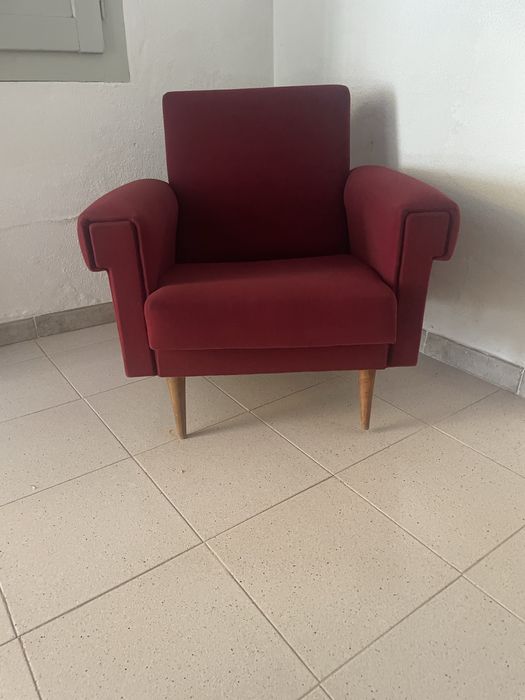 Cadeirão/Sofa Vermelha