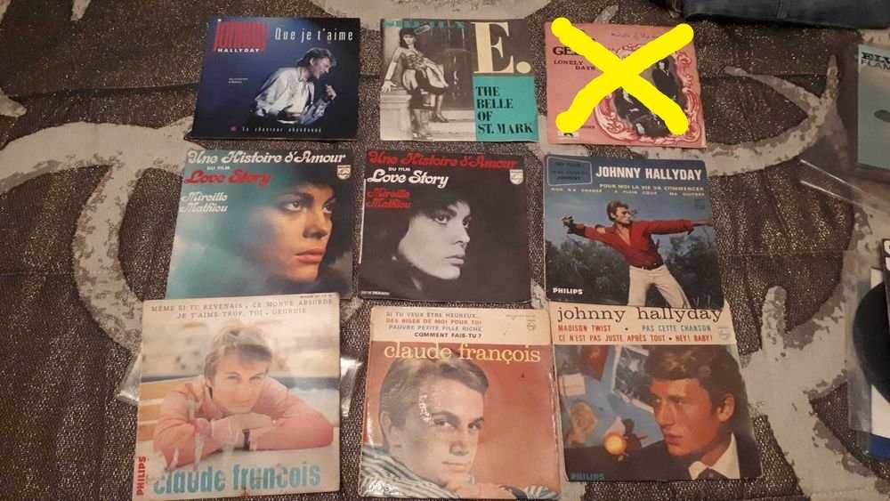discos de vinil 45 + varios antigos