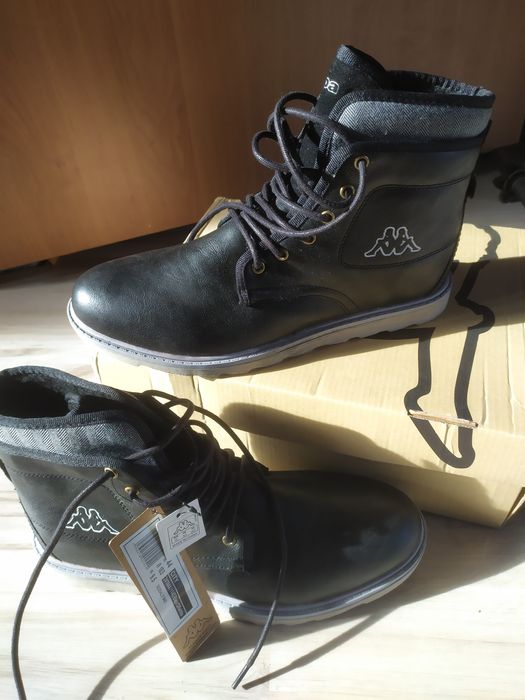 Kappa City 44 eleganckie męskie buty nowe ocieplane ciepłe zimowe