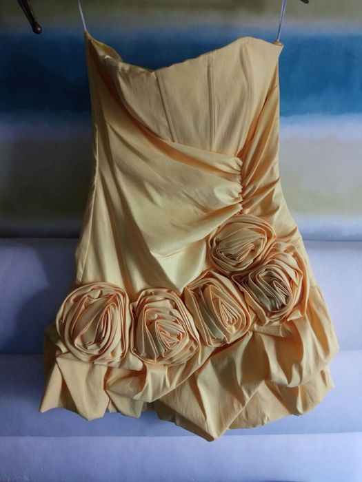 Vestido cai-cai de festa -  estilista AUGUSTUS