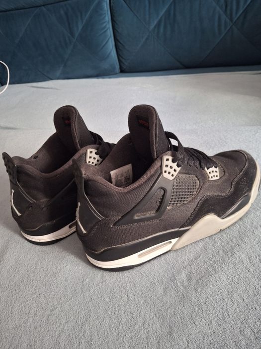 Air Jordan 4 Black Canvas