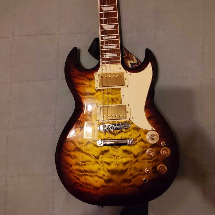 Gitara elektryczna Samick Torino (Merlin, Schaller, Gotoh)