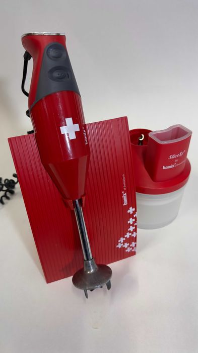 Bamix Blender ręczny MX105077 czerwony Swiss line