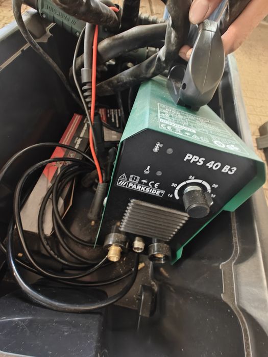 Cortador plasma Parkside corta chapa