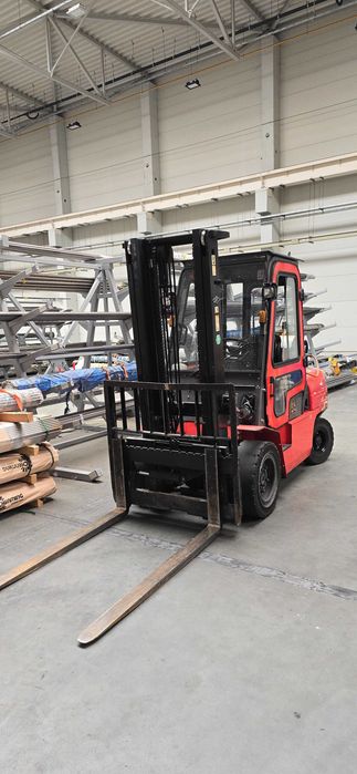 wózek widłowy Hangcha 3,5t LPG, maszt 3300mm, ogrzewana kabina , pełne ogumienie, widły 1500mm