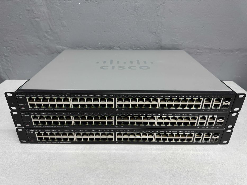 48 PoE Коммутаторы Cisco Small Business SF300-48P безнал/гарантия