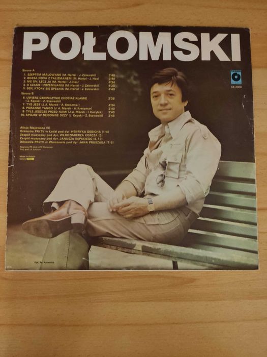Połomski Jerzy - szeptem malowane winyl